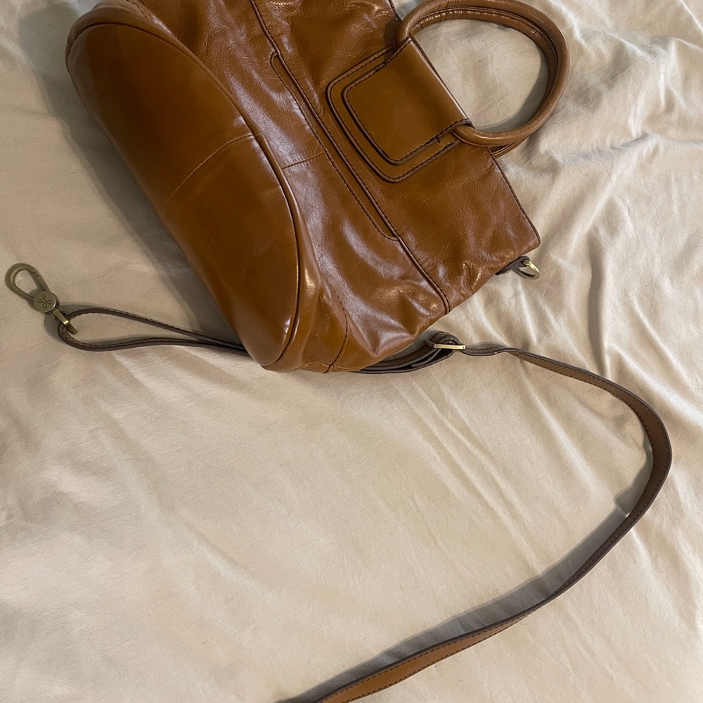 Hobo International Crossbody/tote/shoulder  Brown Leather Handbag